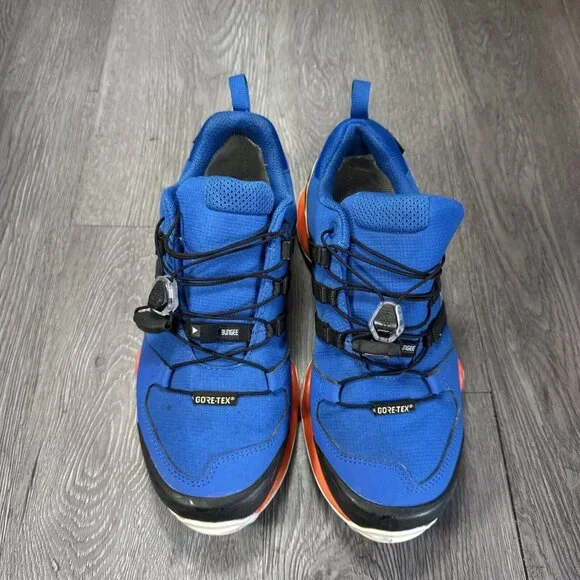 Adidas Terrex Swift R2 Gtx Blue Black Men 6 Women 7.5 Hiking Run Shoes